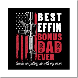 Best Effin bBonus Dad Ever Daddy Gun Rights Posters and Art